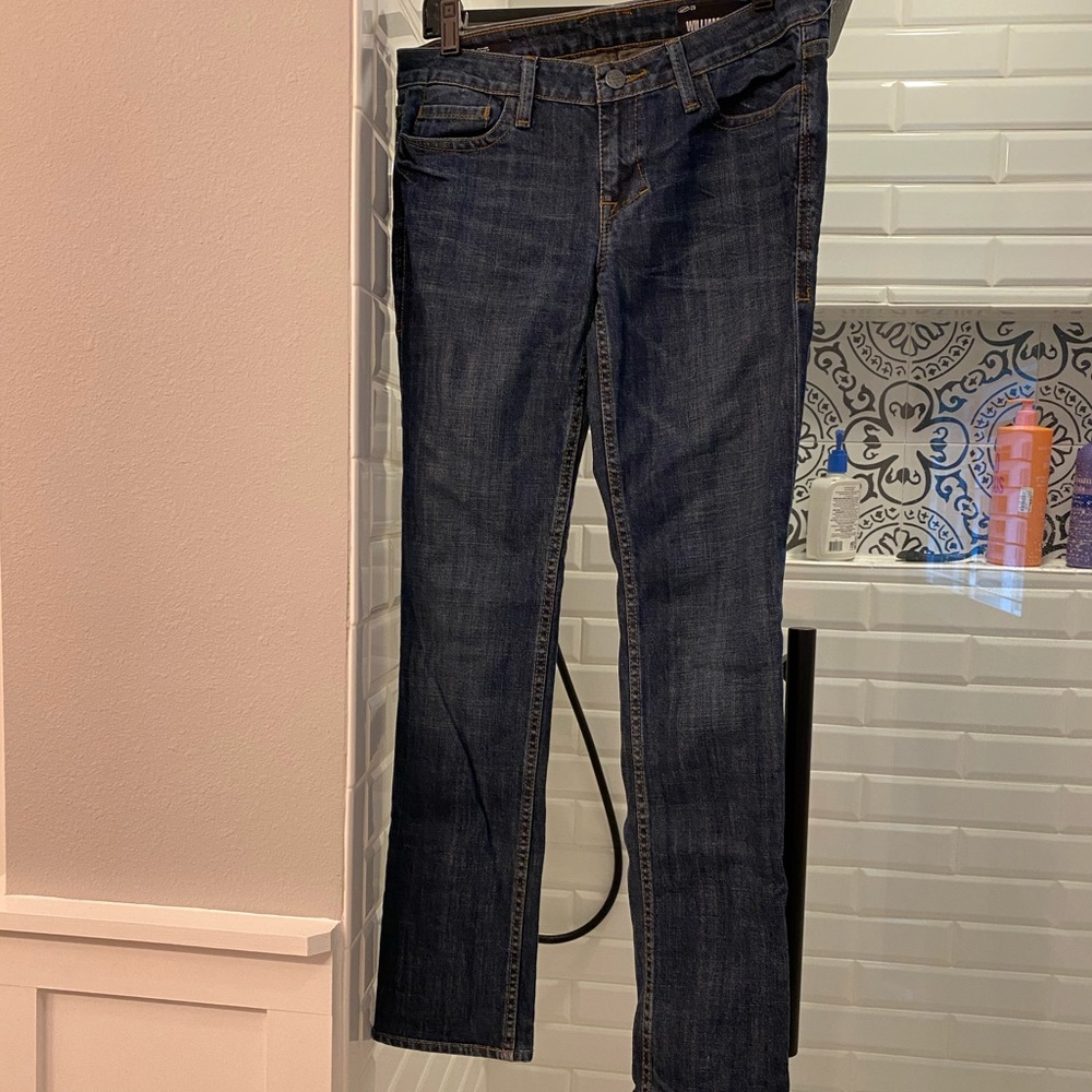 William Rast straight leg jeans
